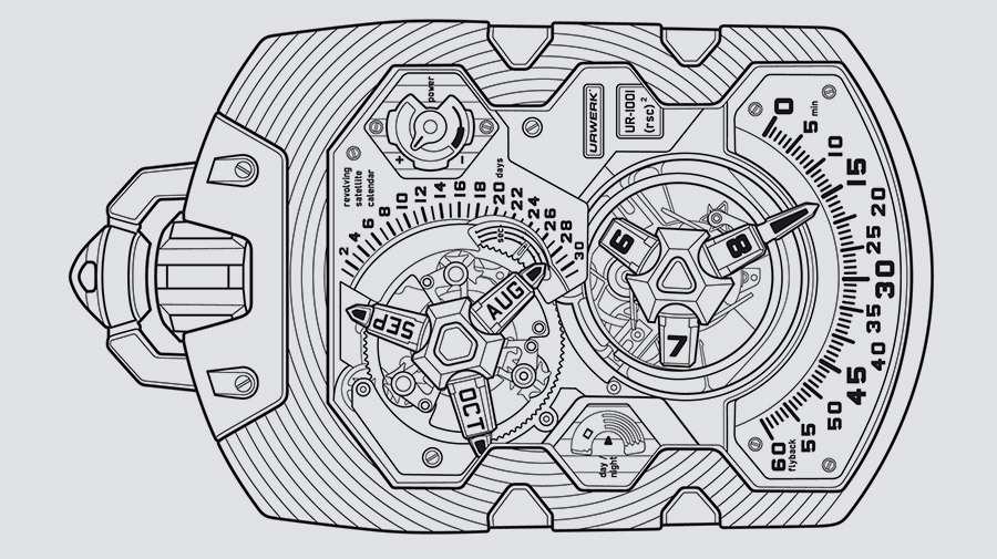 Swiss timepiece, Special project watch, UR-1001